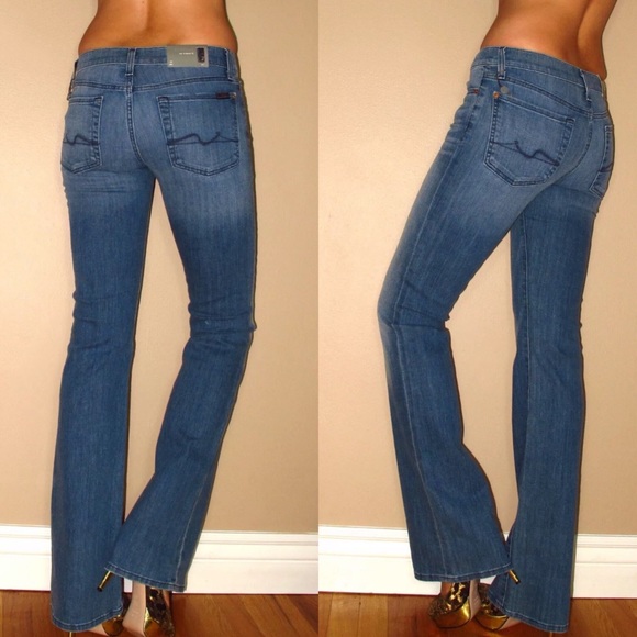 7 for all mankind a pocket bootcut womens